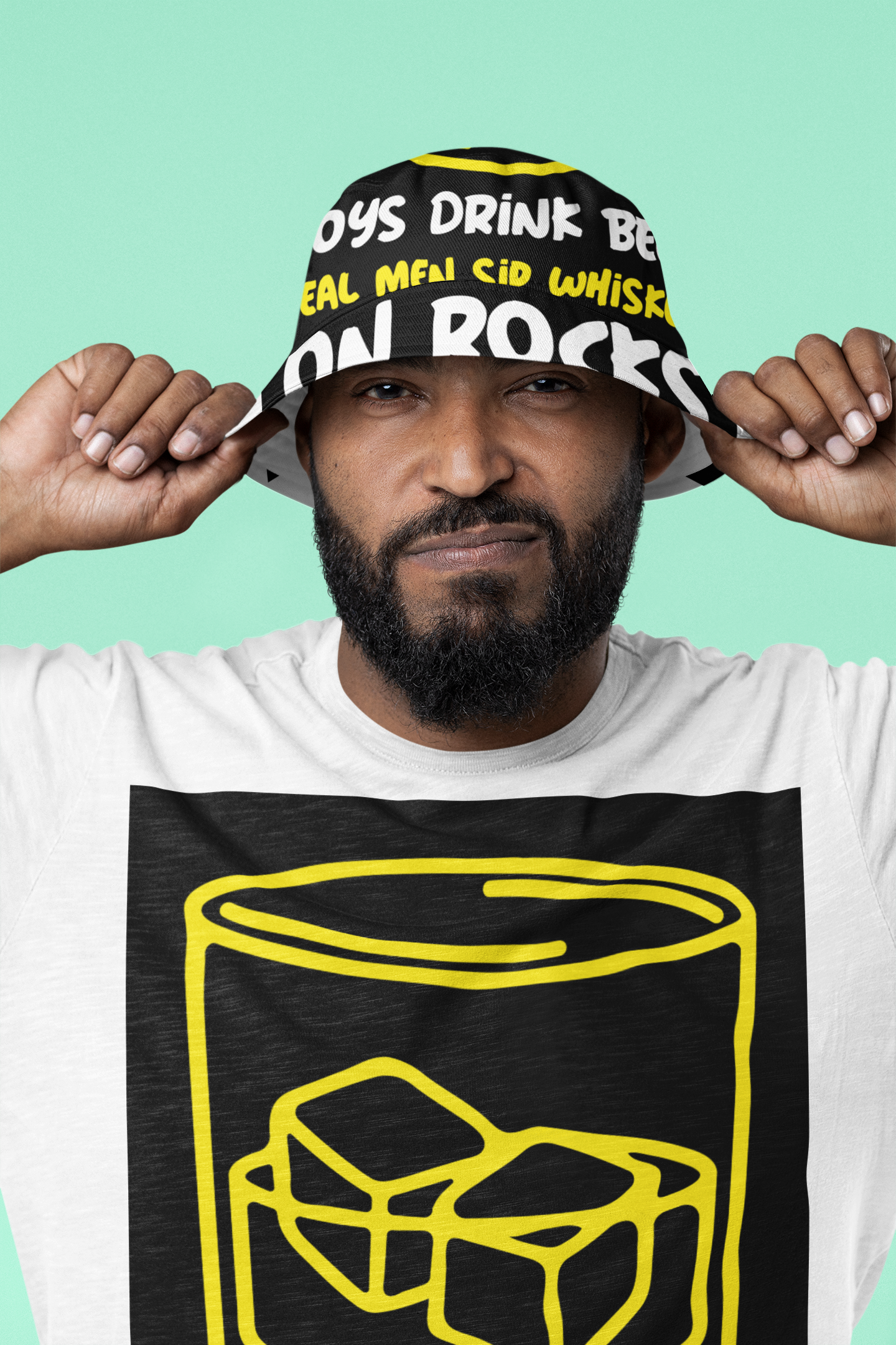 Men's T-Shirt And Bucket Hat