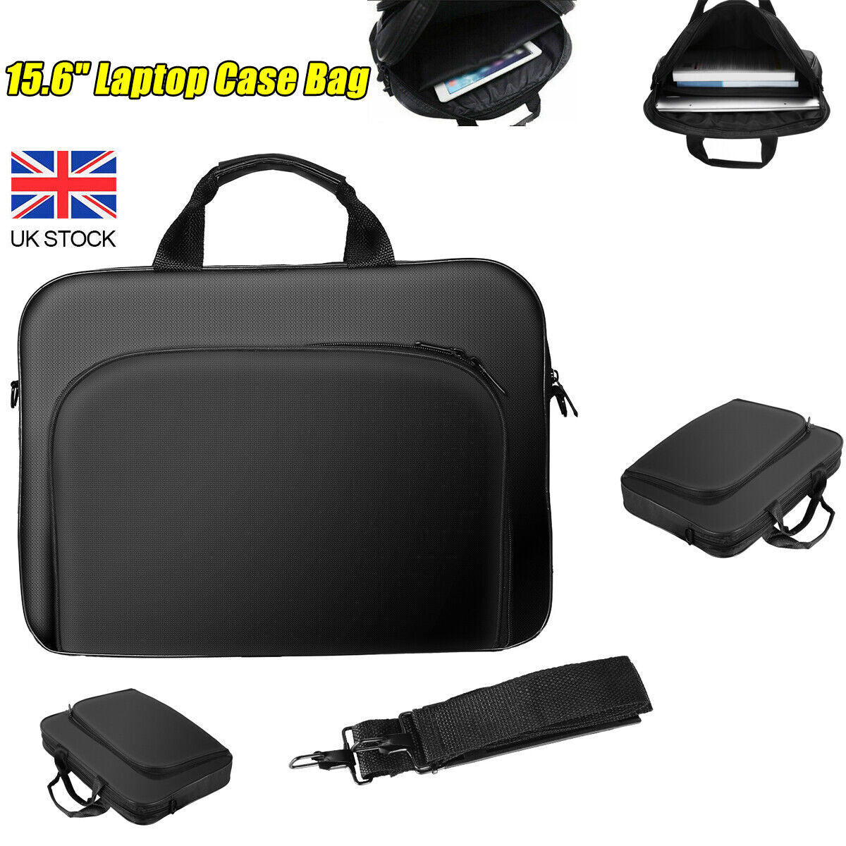 15.6 Inch Computer Bags Laptop PC Shoulder Bag Carrying Soft Notebook Case Cover